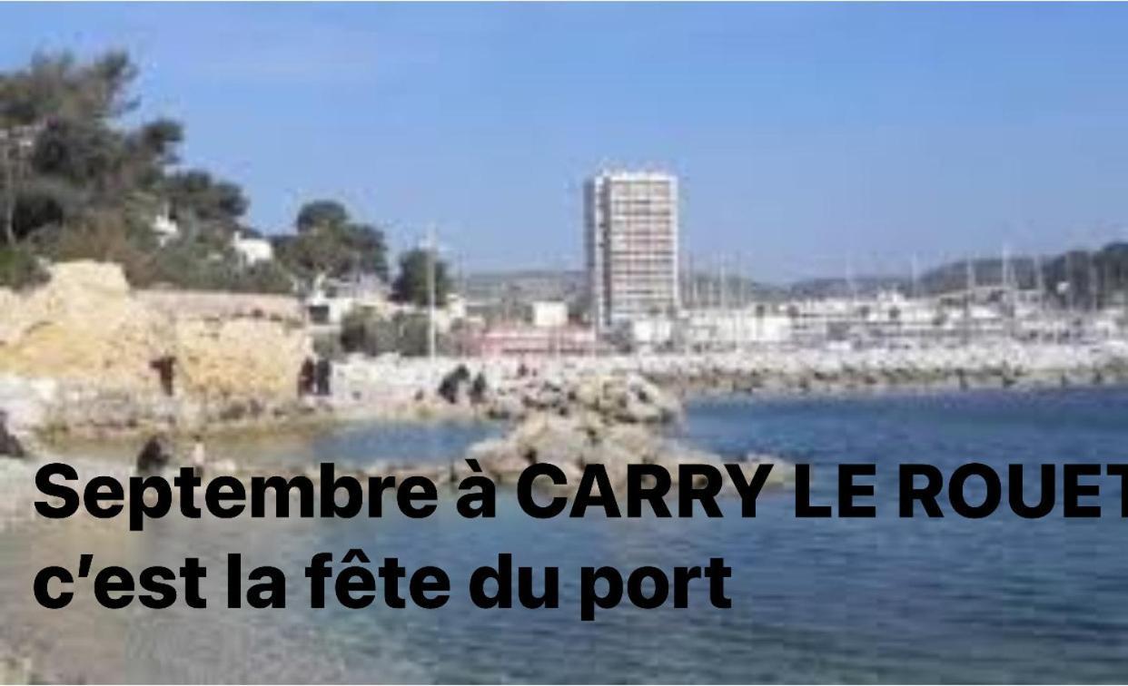 200m de la plage ,3mn du port à 50m du centre ville Carry-le-Rouet Extérieur photo